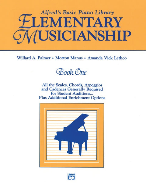 Alfred's Basic Piano Library Musicianship Book One: Elementary Musicianship - Palmer/Manus/Lethco