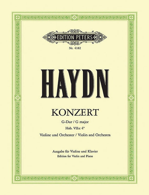 Concerto No. 2 in G Major for Violin - Haydn