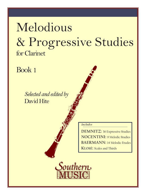 Melodious & Progressive Studies For Clarinet - Hite