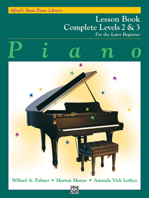 Alfred's Basic Piano Library - Complete Levels 2 & 3 - For the Later Beginner