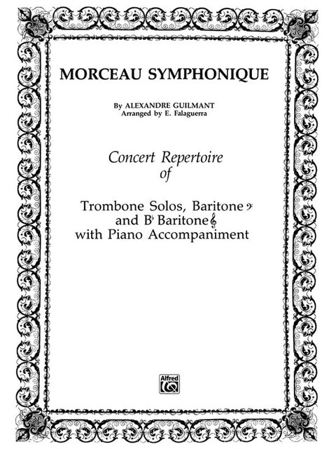 Morceau Symphonique - Guilmant/Falaguerra - Trombone and Piano