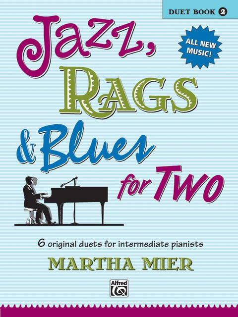 Jazz, Rags, and Blues for Two Book 2 - Piano - Mier