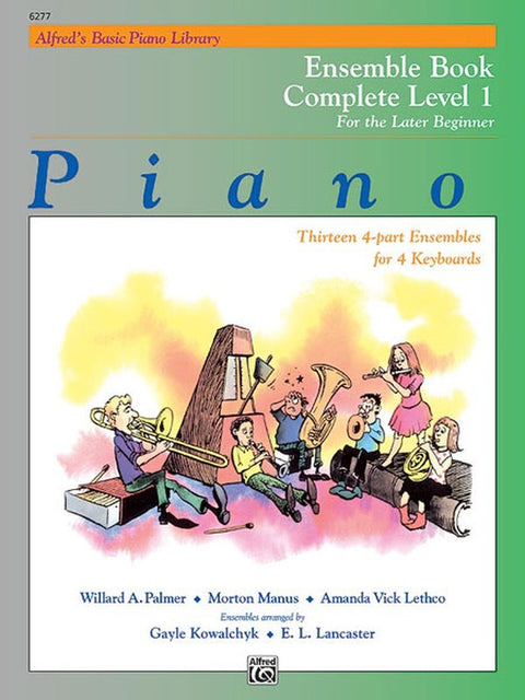 Alfred's Basis Piano Library - Complete Level 1- For the Later Beginner