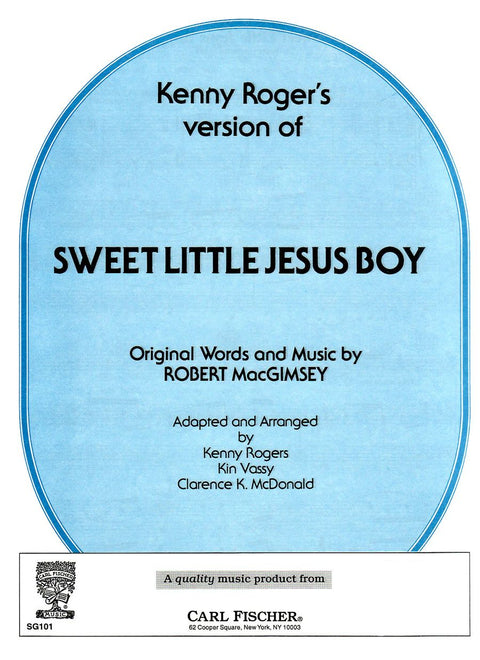 Sweet Little Jesus Boy - Vocal - MacGimsey / Rogers