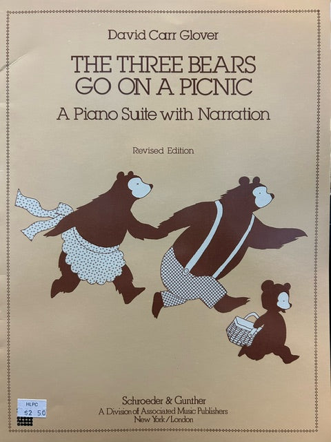 Three Bears Go on a Picnic - Piano - D. C. Glover