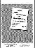 Basic Jazz Conception for Saxophone - Volume 2 - Niehaus
