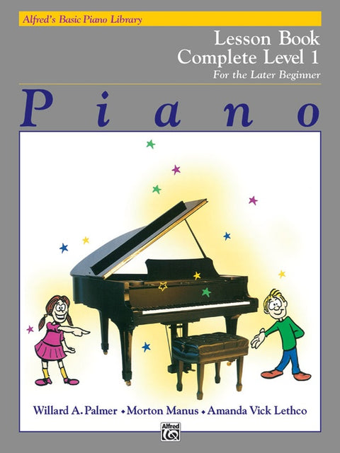 Alfred's Basis Piano Library - Complete Level 1- For the Later Beginner