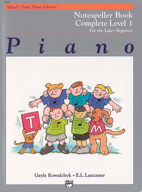 Alfred's Basis Piano Library - Complete Level 1- For the Later Beginner