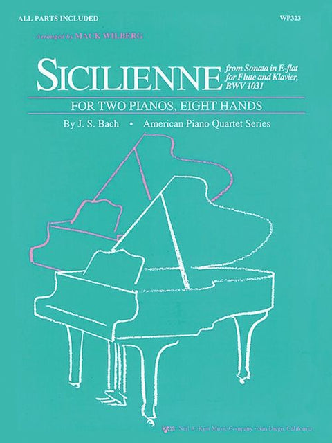 Sicilienne for Four Pianists - Bach