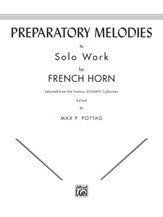 Preparatory Melodies to Solo Work for French Horn - Pottag