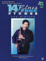 15 Easy Jazz/Blues/Funk Etudes - Eb Instruments - With CD - Mintzer - H & H Music