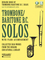 Rubank Book of Trombone/Baritone B.C. Solos - Trombone/Baritone B.C. Solos with Piano Accompaniment - Easy to Intermediate level