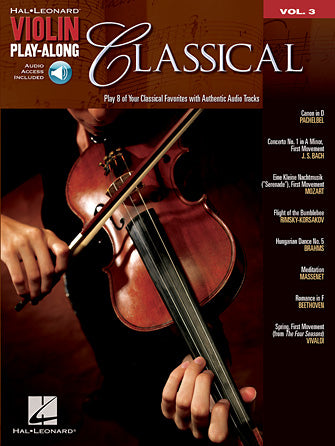 Classical Violin Play-Along Vol. 3