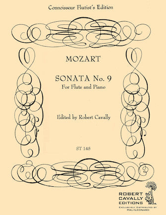 Sonata No. 9 for Flute and Piano - Mozart/Cavally*