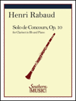 Solo De Concours, Op. 10 - Clarinet - Rabaud