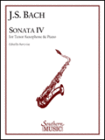 Sonata IV - Tenor Saxophone - Bach/Gee