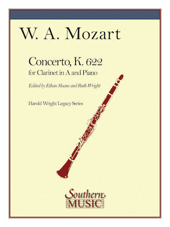 Concerto in A, K. 622 - Clarinet - Mozart