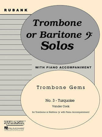 Trombone Gems No. 3 - Turquoise - VanderCook