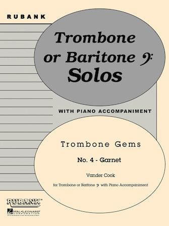 Trombone Gems No. 4 - Garnet - VanderCook