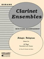 Adagio Religioso - Clarinet Trio - Vogt/Transcribed by Voxman - H & H Music