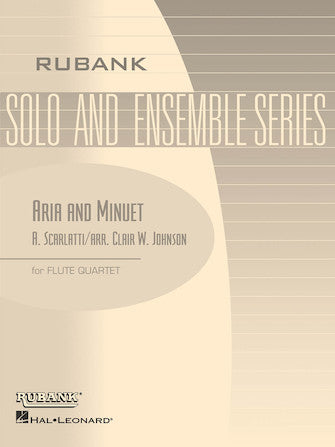 Aria and Minuet for Flute Quartet - Scarlatti/Johnson