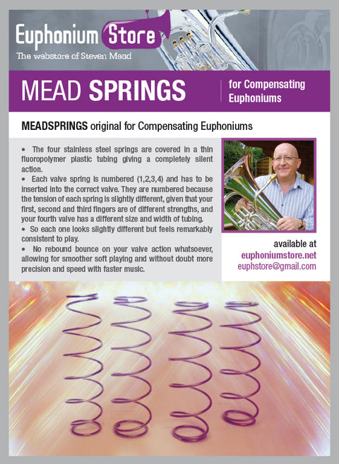 Mead Springs - for compensating euphoniums