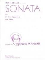 Sonata for Eb Alto Saxophone - Eccles/Rascher