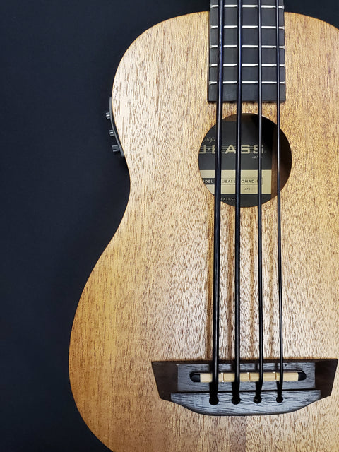 Kala UBASS - Satin Mahogany Bass Ukulele - UBASS-NOMAD-FS