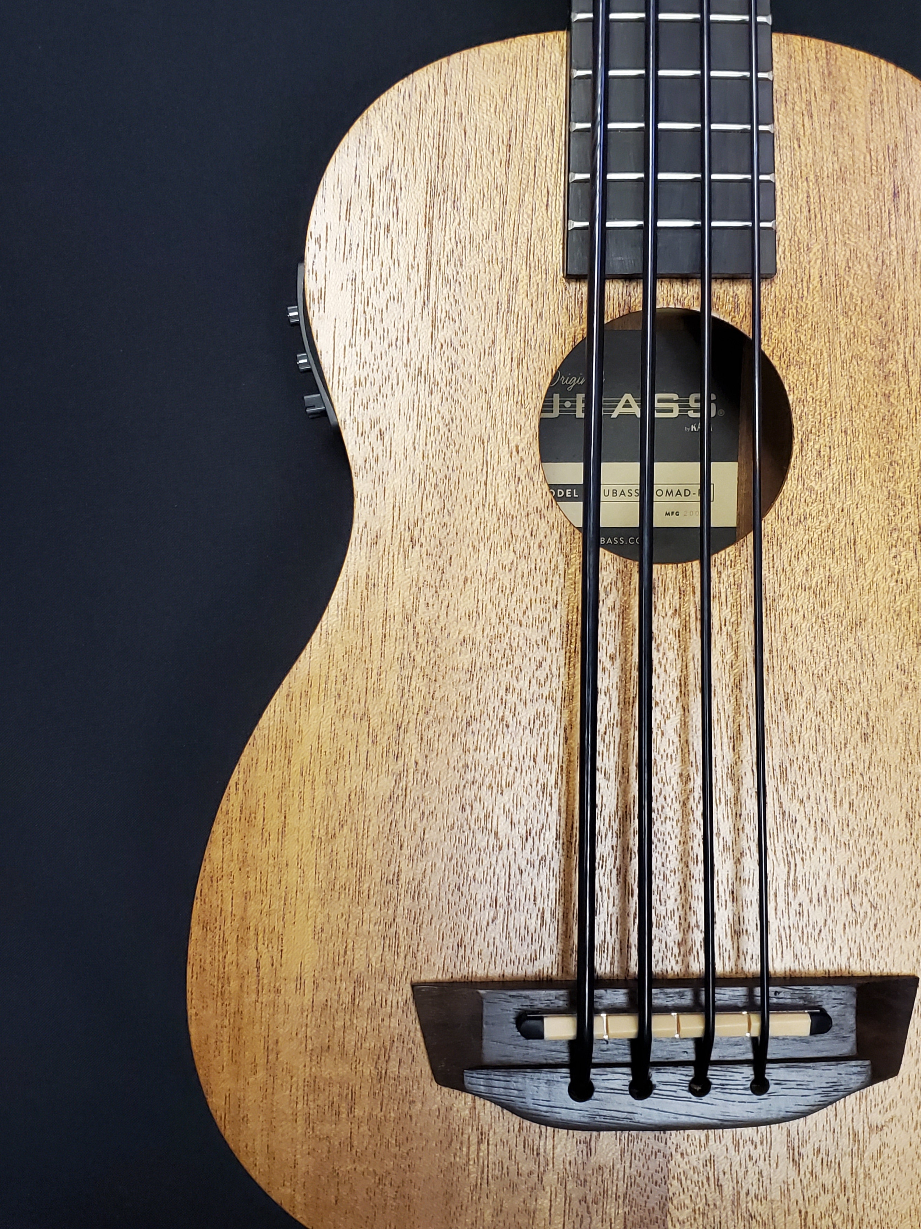 Kala UBASS - Satin Mahogany Bass Ukulele - UBASS-NOMAD-FS - H & H