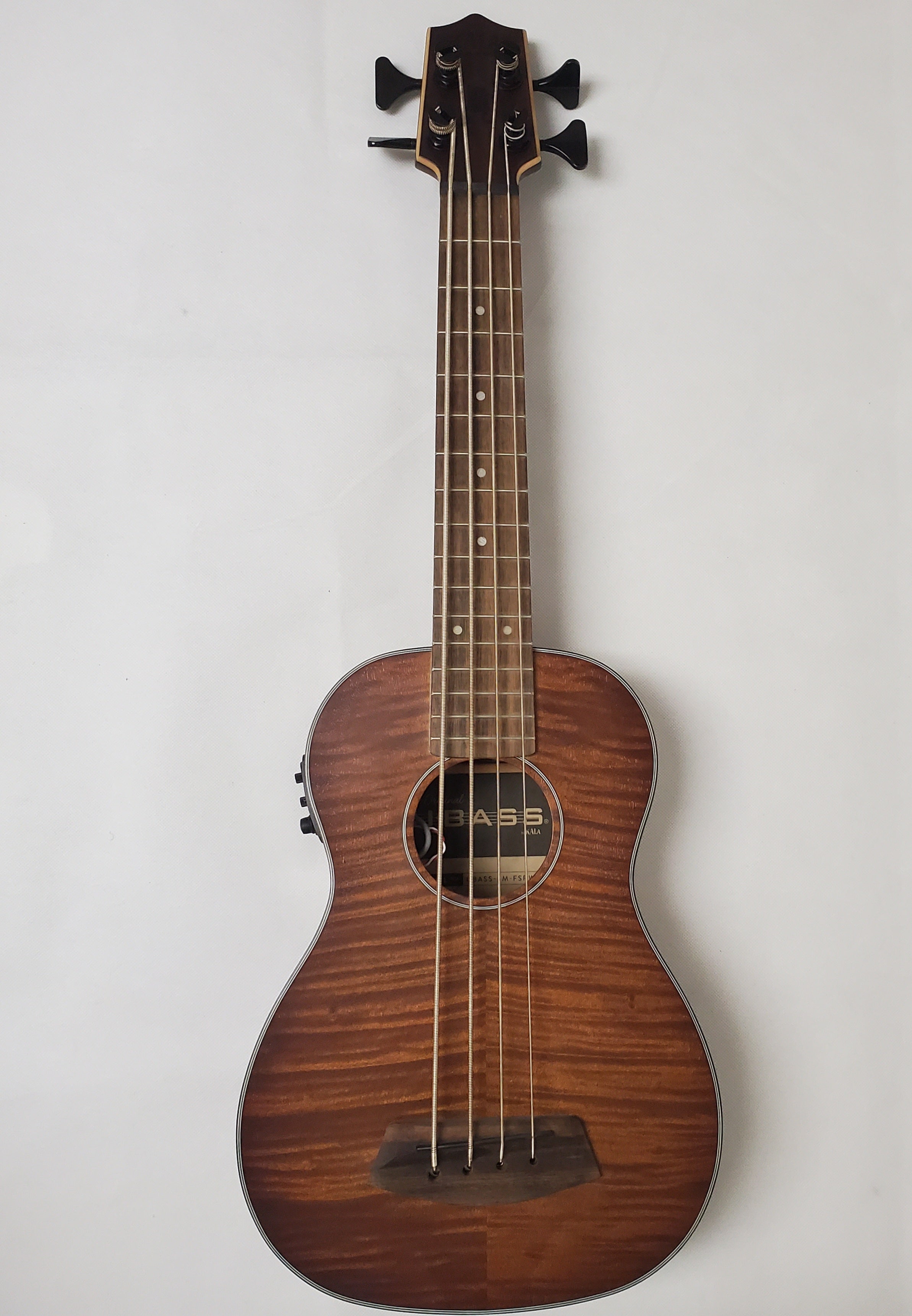 ウクレレベースKALA UBASS-EM-FL EXOTIC MAHOGANY - ベース