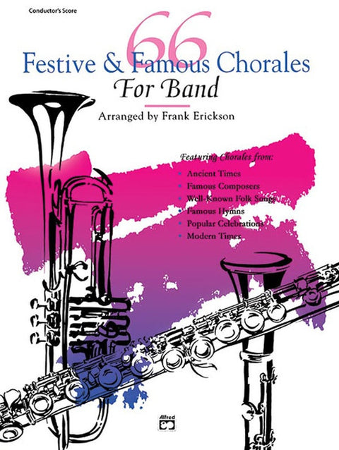 66 Festive and Famous Chorales for Band