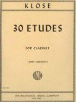 30 Etudes for Clarinet - Klose - Kirkbride - H & H Music