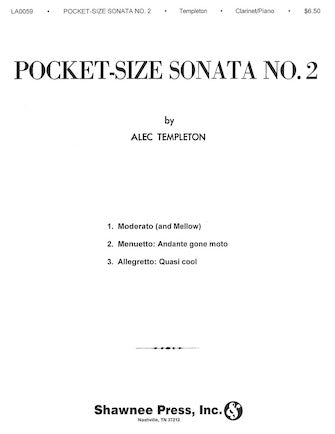 Pocket-Size Sonata No. 2 - Clarinet - Templeton