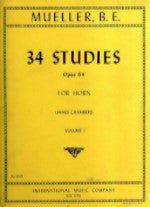 34 Studies for Horn, Op. 64 - Volume I - Muller/Chambers