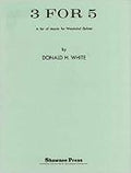 3 For 5 - A Set of Moods for Woodwind Quintet - White - H & H Music