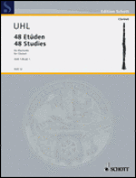 Clarinet Library - Uhl - 48 Studies for Clarinet - Book I - H & H Music