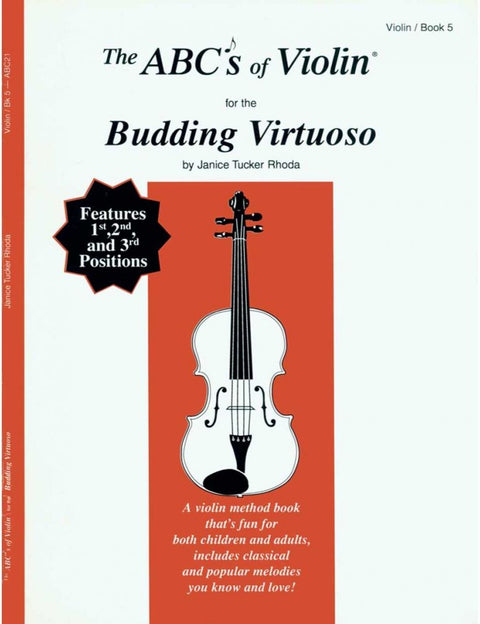 The ABC's of Violin - Book 5 - for the Budding Virtuoso - Rhoda