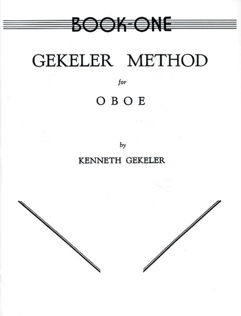 Gekeler Method for Oboe - Gekeler