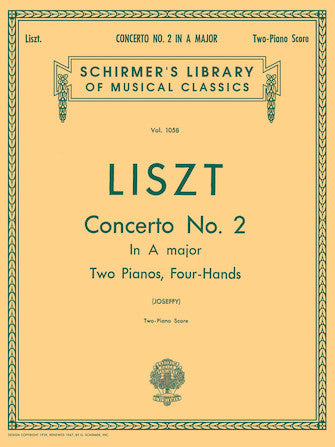 Concerto No. 2 in A Major - Liszt - Piano Duet - Two Pianos, Four Hands