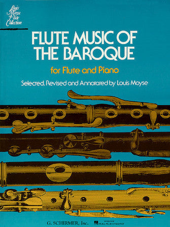 Flute Music of the Baroque for Flute and Piano - Moyse