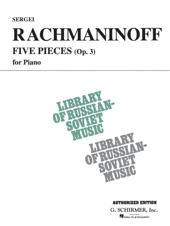 Five Pieces, Op. 3 - S. Rachmaninoff