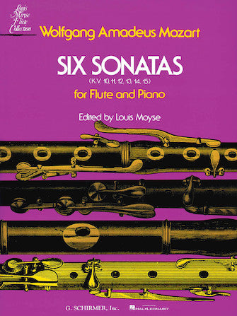 Six Sonatas for Flute and Piano - Mozart/Moyse*