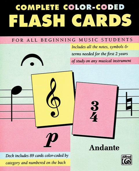 Complete Color-Coded Flash Cards