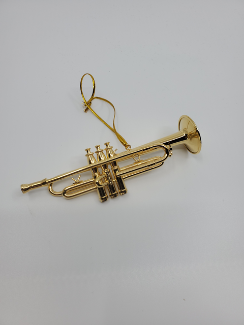 Brass Trumpet Ornament