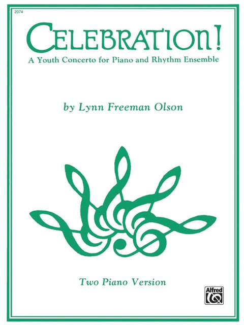 Celebration! - A Youth Concerto For Piano and Rhythm Ensemble - Piano Duet