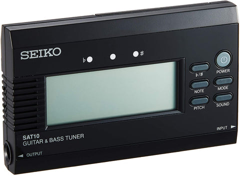 Seiko Guitar & Bass Tuner - SAT10