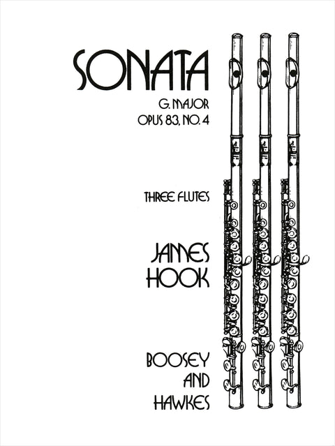 Sonata in G Major, Opus 83, No. 4 - Three Flutes - Hook