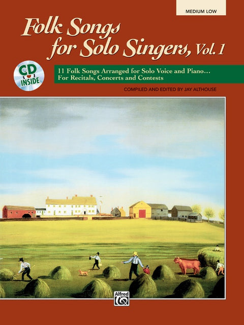 Folk Songs for Solo Singers - Vocal - Althouse