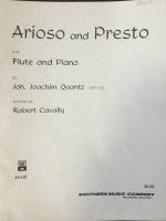 Arioso and Presto - Quantz/Cavally - H & H Music