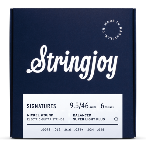 Stringjoy - Signatures - Balnced Super Light Plus - Electric Guitar String Set - SJ-BAL95